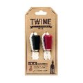 Twine Boulevard Red/Black Cork Wine Bottle Candles 0338